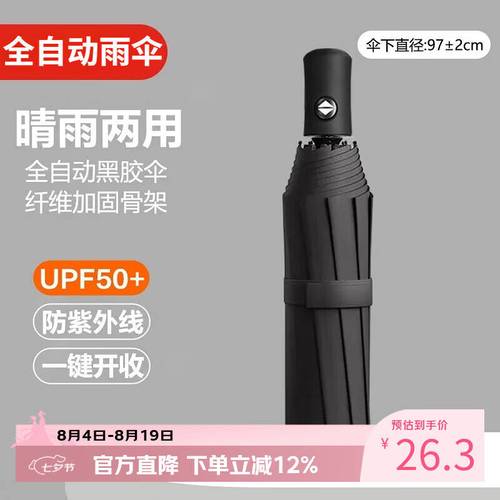 告別通勤狼狽，全自動(dòng)晴雨傘實(shí)力圈粉打工人